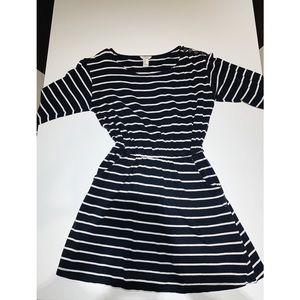 Forever 21 mid striped dress
